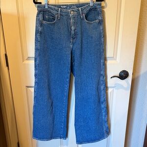 Old Navy Dark Blue Wide-Leg Jeans